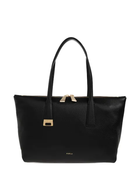 Furla top handle leather tote bag Black WB01977HSF000