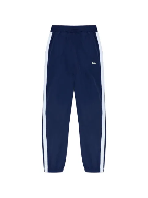 RHUDE side-stripe trousers Blue RHPS26PA01005