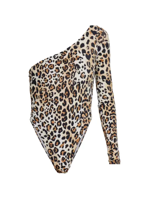 DSQUARED2 one-sleeve animal-print body Neutrals D6BU35390ISA01
