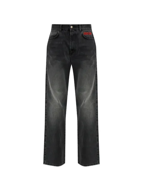 CARNE BOLLENTE star-embellished jeans Black SS26DP0201