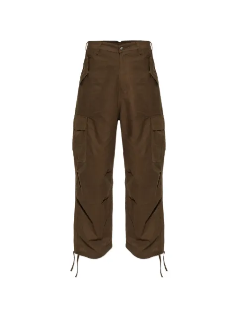 RHUDE drawstring cargo trousers Green RHPS26PA01112