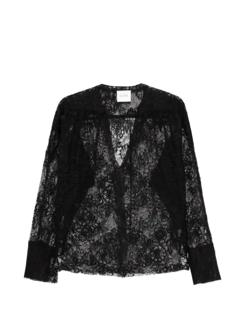 Nude lace blouse Black 1103E26432