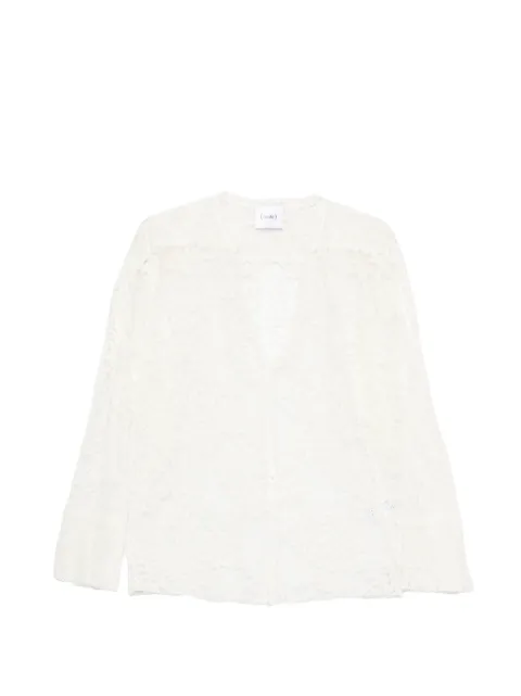 Nude lace blouse White 1103E26432