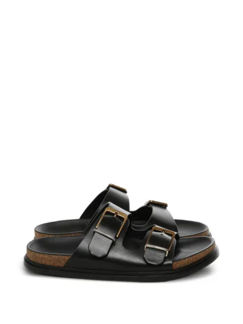 The Row buckle strap sandals Black F1813L822