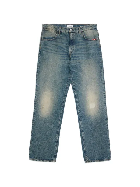AMISH James Sonny dirty denim jeans Blue AMU010D4353193