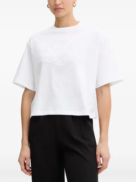 Iceberg logo-embroidered T-shirt White FB016325