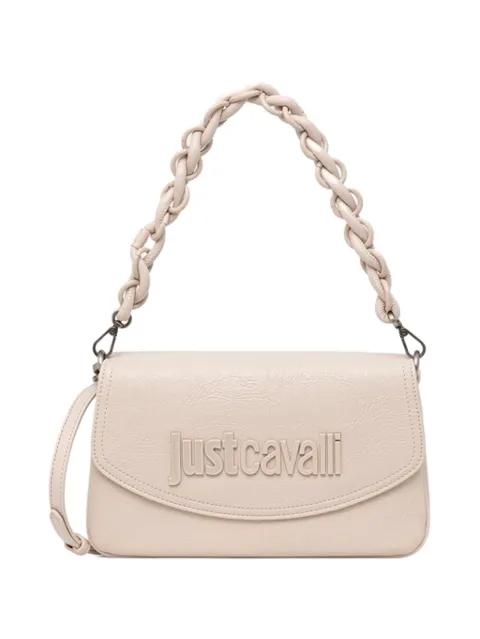 Just Cavalli embossed braided satchel Neutrals 80RA4BC1ZSD86
