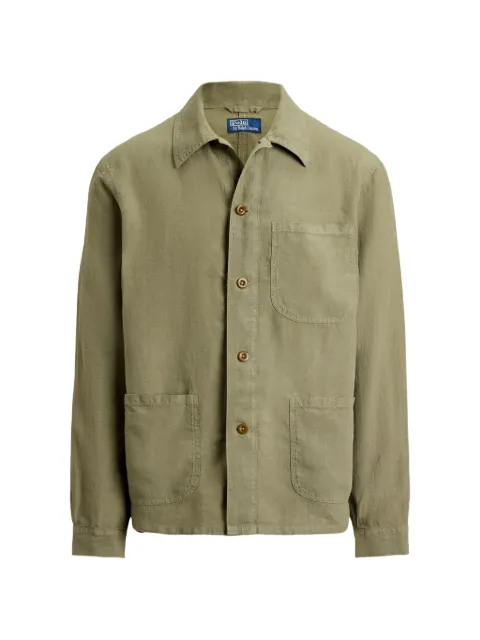 Polo Ralph Lauren linen utility jacket Green 710971946502