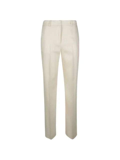 ERMANNO FIRENZE straight trousers White D48EP069ER3