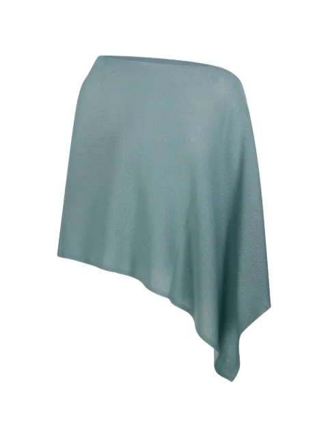 BeYou asymmetric poncho Blue MVD54B6