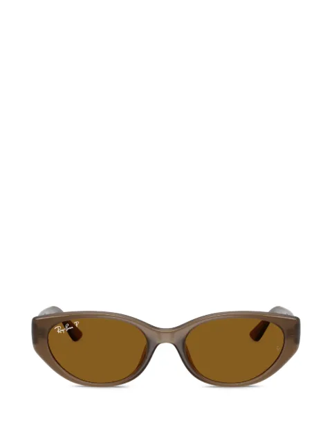 Ray-Ban oval-frame sunglasses Neutrals RB4457D