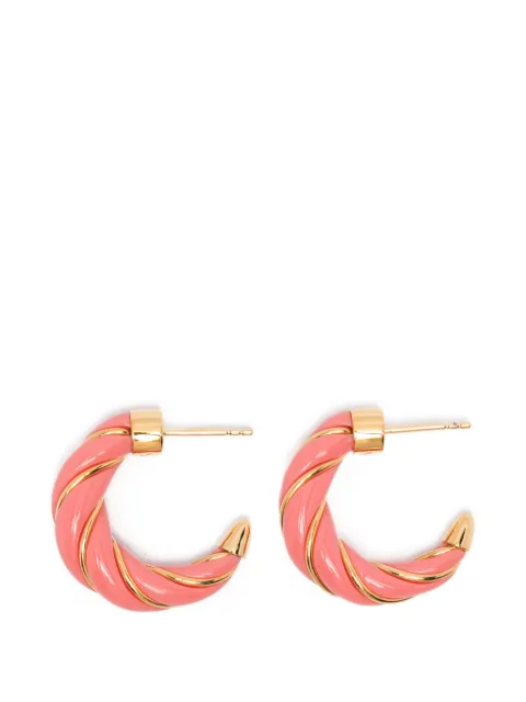 Aurelie Bidermann Diana twisted-detail earrings Gold SS26BO25MG