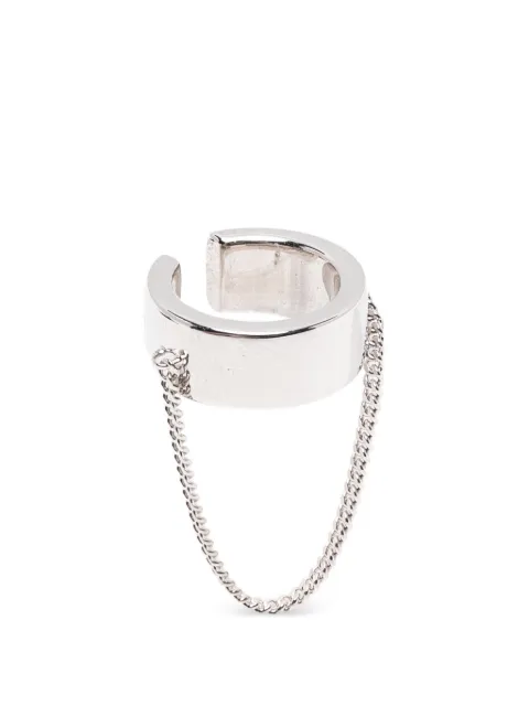 Tom Wood ID chain-embellished ear cuff Silver 101592