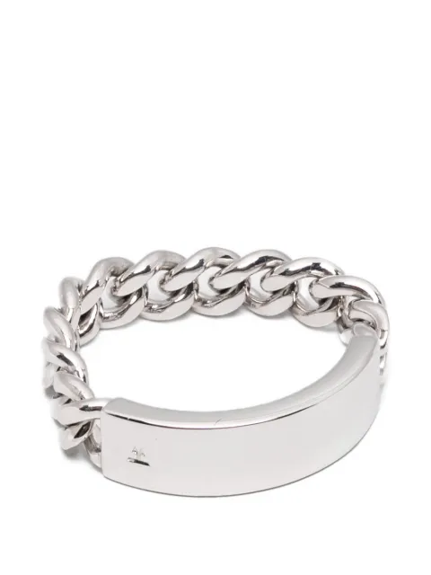 Tom Wood ID Band curb-chain ring Silver 101586