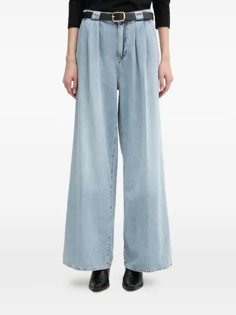 Joop! pleated wide-leg jeans Blue 30102753