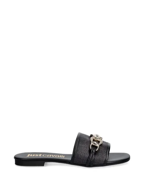 Just Cavalli chain-link woven sandals Black 80RA3S81ZSE61