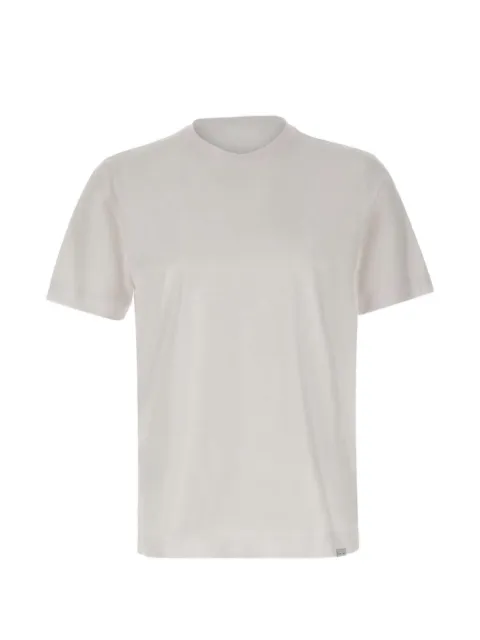 DIKTAT crew-neck side-slits T-shirt White DK17103BIANCO