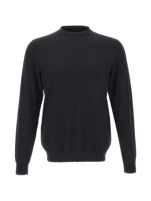 DIKTAT ribbed crew-neck sweater Black DK17035