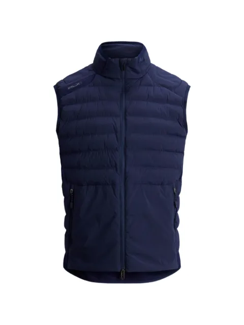 RLX Ralph Lauren quilted zip-up gilet Blue 785B18031
