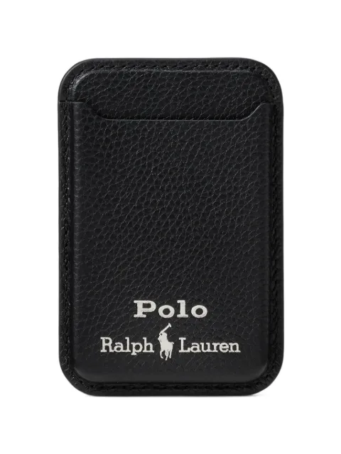 Polo Ralph Lauren leather phone card case Black 405P17558