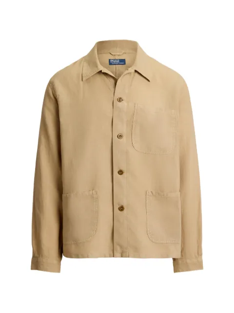 Polo Ralph Lauren linen utility jacket Neutrals 710971946501