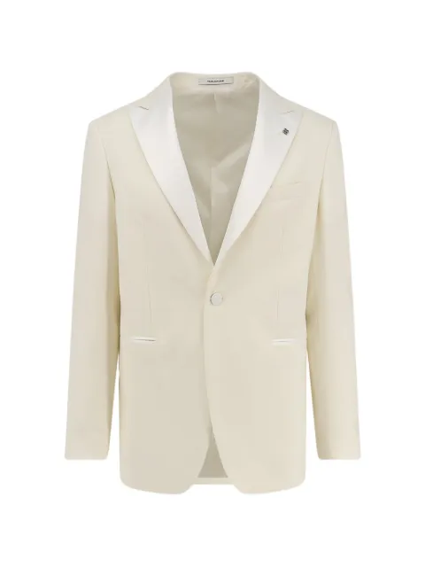 Tagliatore peak-lapel blazer Neutrals KFNJ15ALIS080004X5106