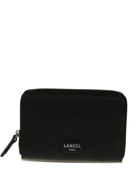 Lancel zip leather wallet Black A14081