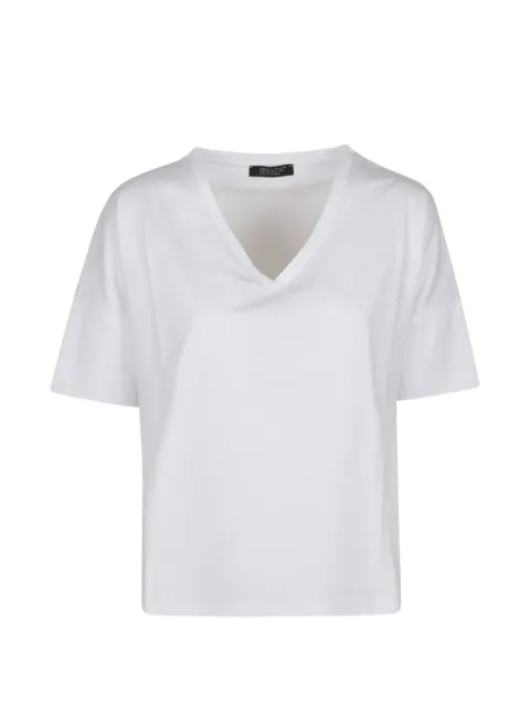 Aragona V-neck T-shirt White D3360TP