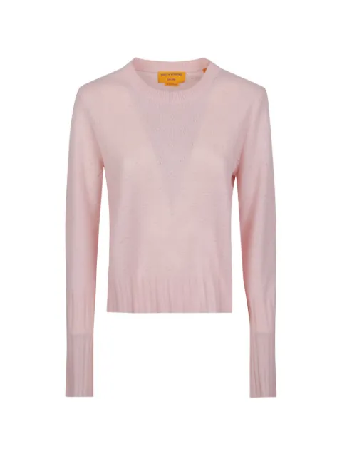 Guest In Residence Compass Shrunken Crew sweater Pink W40010PL