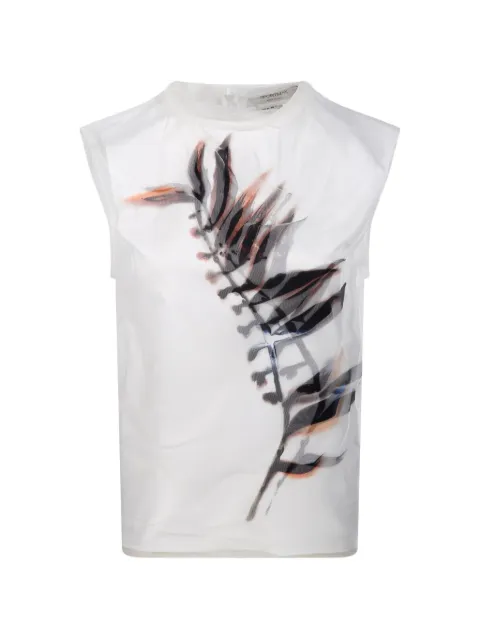 Sportmax floral-print top White 2612941073600