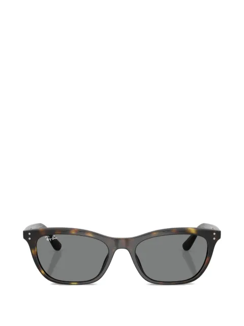 Ray-Ban tortoiseshell-effect rectangle-frame sunglasses Brown RB4474D