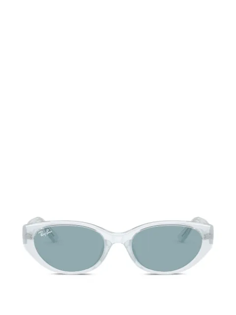 Ray-Ban oval-frame sunglasses White RB4457D