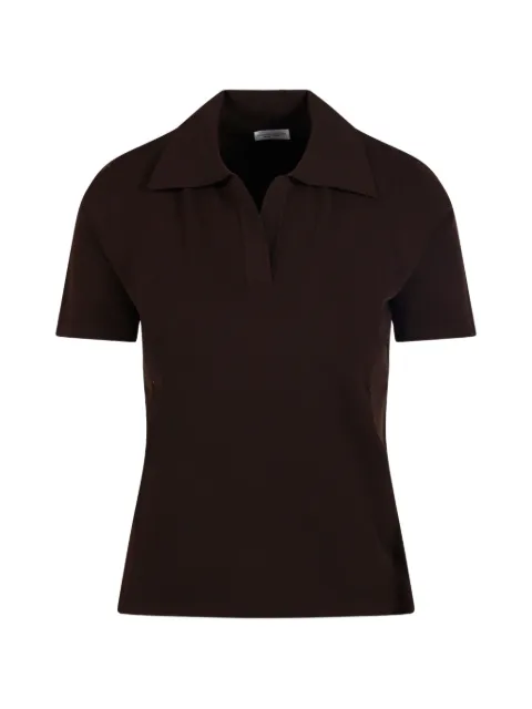 Roberto Collina collared T-shirt Brown 261FXA31024