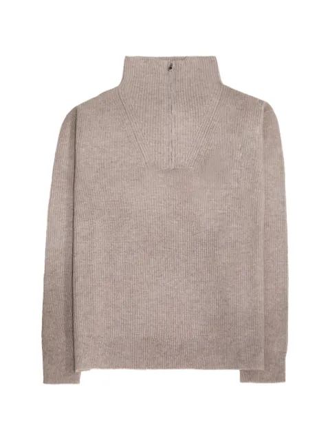 Paura Helsinki half-zip sweater Neutrals 14DP90440000332