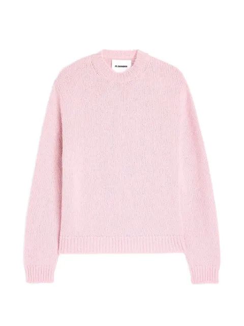Jil Sander ribbed crew-neck sweater Pink J54GP0013J14523