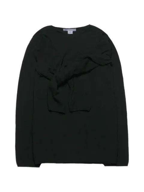 Comme Des Garçons Shirt extra-sleeve crew-necksweater Black FPN010W25