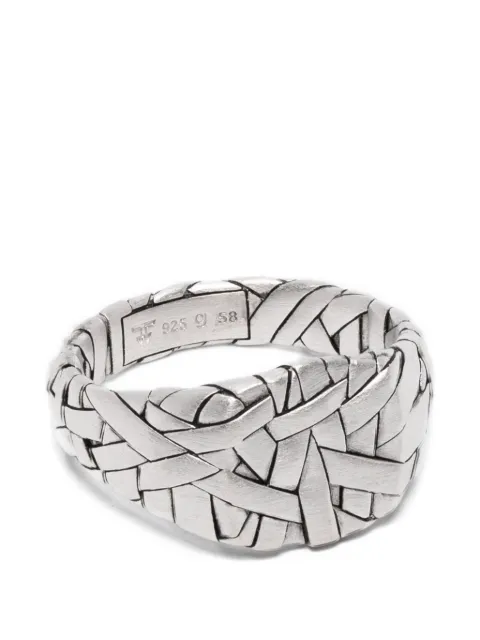 Tom Wood small Quilt ring Silver 101564