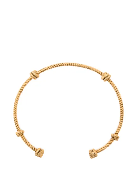 Aurelie Bidermann Palazzo knotted rope-effect necklace Gold SS26CO03MG