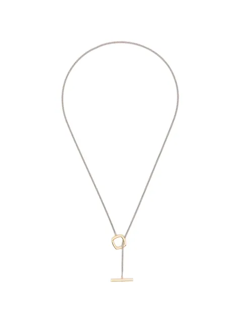 Tom Wood frame-pendant necklace Silver 101554