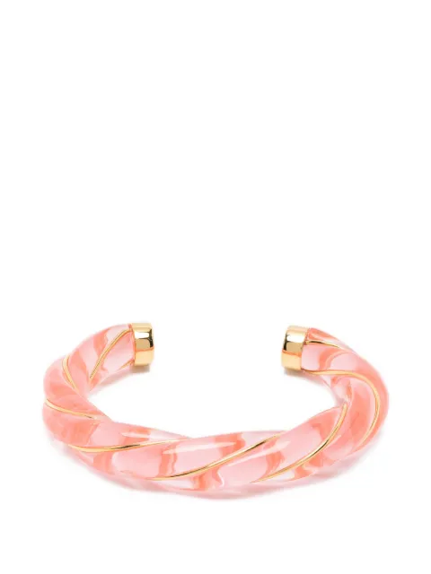 Aurelie Bidermann Diana twisted bracelet Pink SS26BR04MG