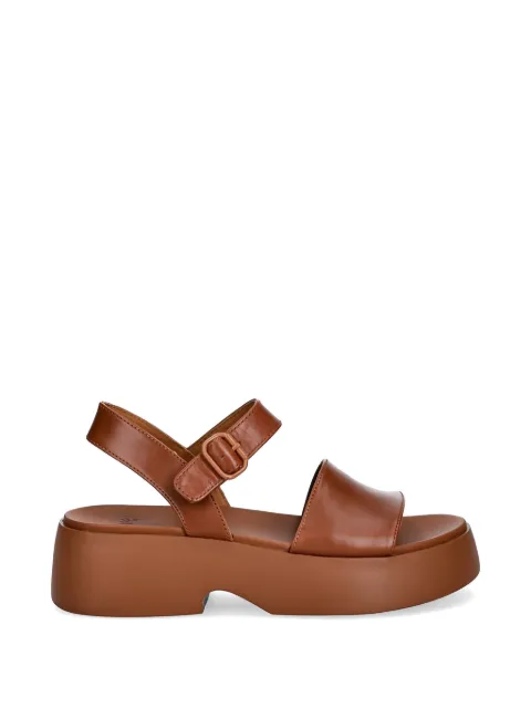 Camper buckle strap sandals Brown K201659
