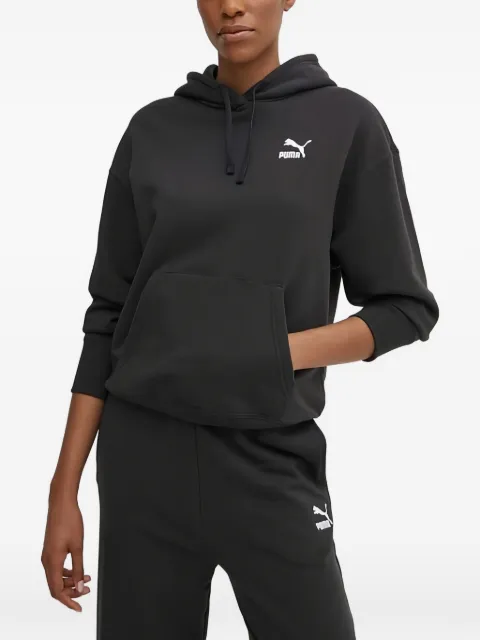 PUMA logo hooded sweatshirt Black 624227