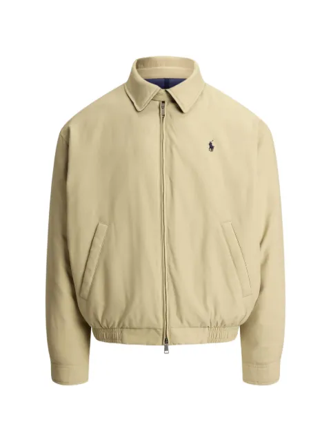 Polo Ralph Lauren The Big Bayport embroidered-logo zip-up jacket Neutrals 710B15533001