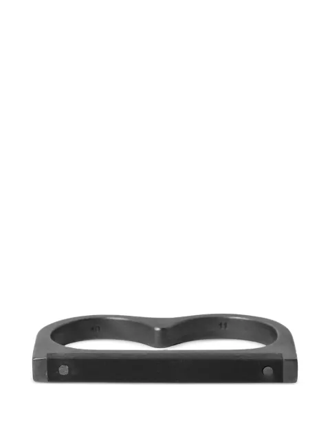 Parts of Four Plate Double ring Black 8141KAKZ