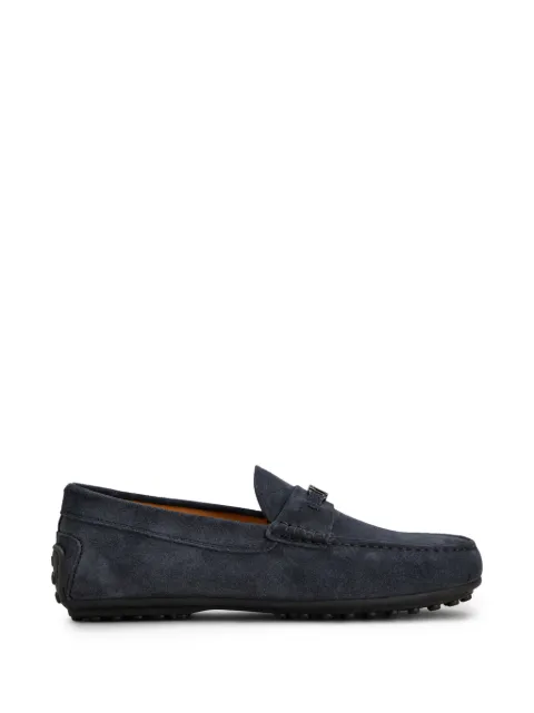 Tod's City Gommino loafers in suede Blue XXM76L0KE40RE0
