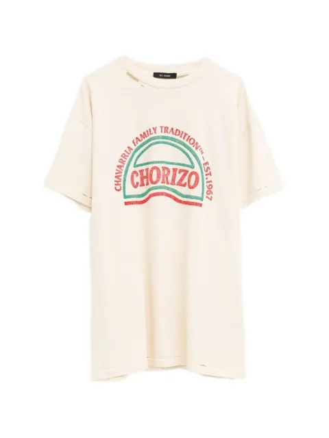 Willy Chavarria graphic-print T-shirt Neutrals WCJSY0198