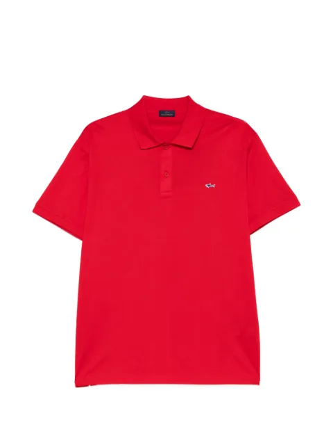 Paul & Shark embroidered polo shirt Red 99311001