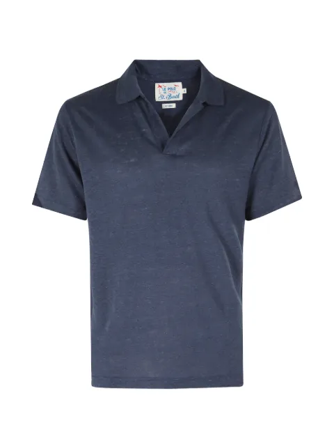 MC2 Saint Barth Fraser linen T-shirt Blue FRS0001