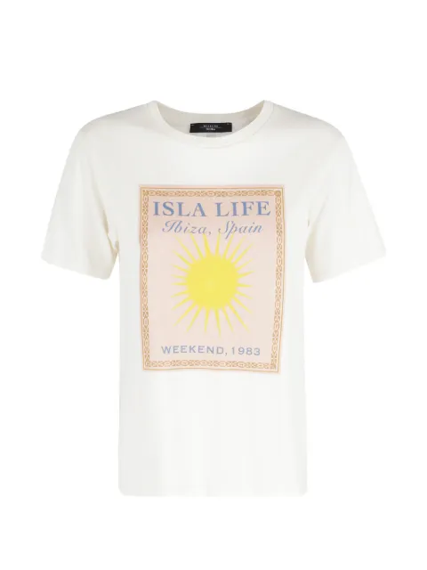 Weekend Max Mara Pantera printed T-shirt Neutrals 2615971032600