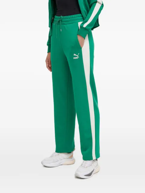 PUMA side stripe trousers Green 625411